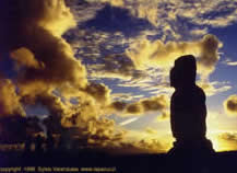 Moai en Rapa Nui